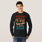 航空パイロット航空主題のPun 企業の. Tシャツ (正面フル)