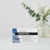 航空パイロット 名刺 (スタンド正面)