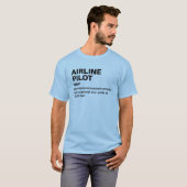 航空パイロット – 機動航空の定義 Tシャツ (正面フル)