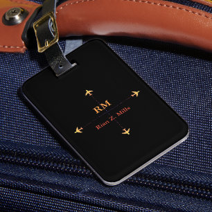 航空パーソナライズされた機を航空スタイルと名付ける ラゲッジタグ