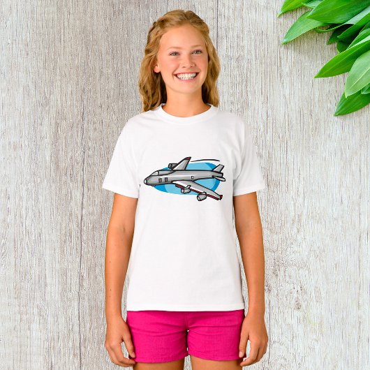 航空ファンに贈るジェット機デザイン Tシャツ