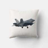 航空ファンへのギフト - 戦闘機 航空機 パイ クッション (裏面)