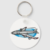 航空ファン向けジェット機 キーホルダー (正面)