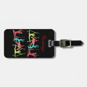 航空フィットネスポーズサンダー_コーブ ラゲッジタグ (正面横)