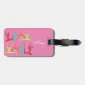 航空フィットネスポーズサンダー_コーブ ラゲッジタグ (裏面横)