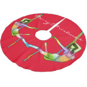 航空フィットネスヨガサンダー_コーブ ブラッシュドポリエステルツリースカート (アングル)