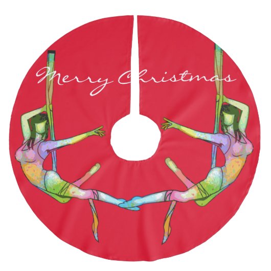 航空フィットネスヨガサンダー_コーブ ブラッシュドポリエステルツリースカート (正面)