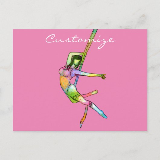 航空フィットネスヨガサンダー_コーブ ポストカード (正面)