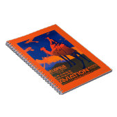 航空フランスの宣伝ポスター ノートブック (右側)