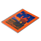 航空フランスの宣伝ポスター ノートブック (左側)