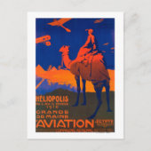 航空フランスの宣伝ポスター ポストカード (正面)