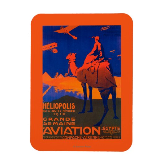 航空フランスの宣伝ポスター マグネット (縦)