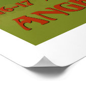 航空フランスの(復元されたヴィンテージフランスの広告) ポスター (角)