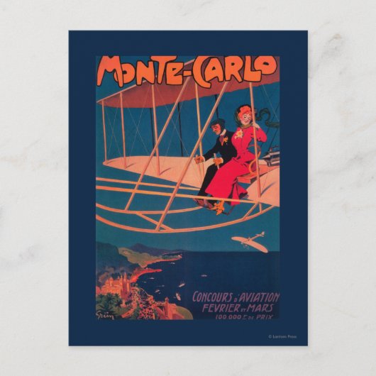 航空ポスポーツのスター ポストカード (正面)