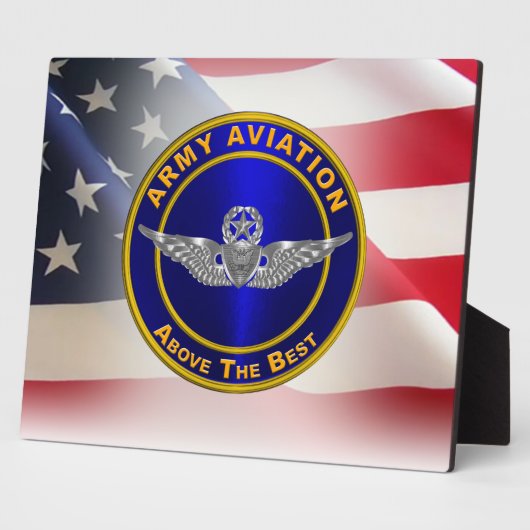 航空マスターエアクルー軍退役軍人 フォトプラーク (側面)