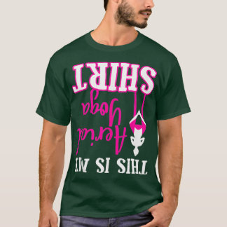 航空ヨガ先生学生インストラクタークリスマス Tシャツ