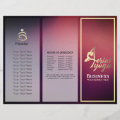 航空ヨガ瞑想フィットネスインストラクターパンフレット チラシ (正面)