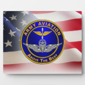 航空主翼軍退役軍人 フォトプラーク (正面)