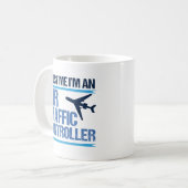 航空交通おもしろい制御装置 コーヒーマグカップ (正面左)