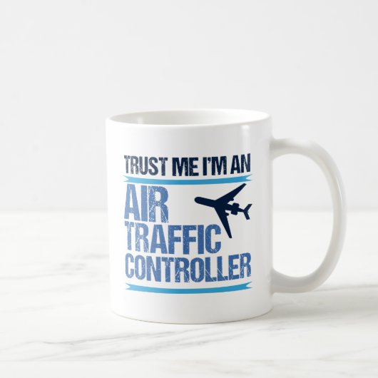 航空交通おもしろい制御装置 コーヒーマグカップ (右)
