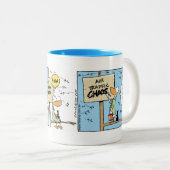 航空交通の無秩序の航空ユーモアのマグ ツートーンマグカップ (正面右)