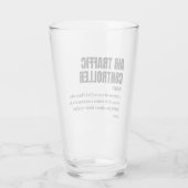 航空交通コントローラ – おもしろいジョブ定義 タンブラーグラス (裏面)