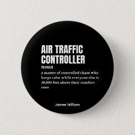 航空交通コントローラ – 笑わされるジョブ定義 缶バッジ