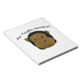 航空交通管制おもしろいのギフト。 ノートパッド (アングル)