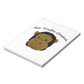 航空交通管制おもしろいのギフト。 ノートパッド (回転)