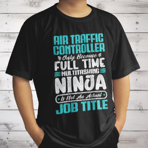 航空交通管制官の役職の職業おもしろい Tシャツ