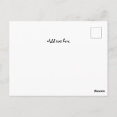 航空交通管制官の空港おもしろい引用文 ポストカード (裏面)