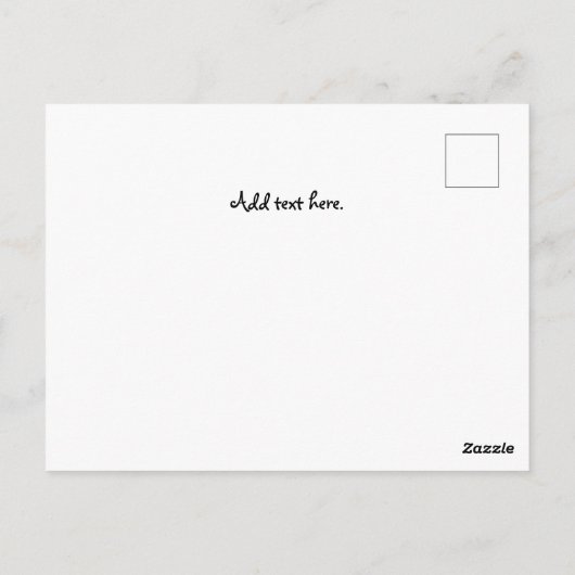 航空交通管制官の空港おもしろい引用文 ポストカード (裏面)