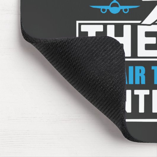 航空交通管制官の空港おもしろい引用文 マウスパッド (コーナー)