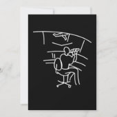 航空交通管制官キャリア作業線Art Aviati 招待状 (正面)