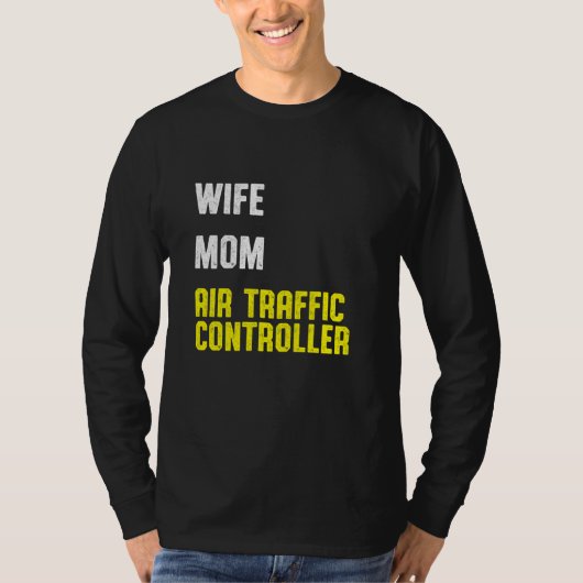 航空交通管制官ボーリングAtc飛行制御 Tシャツ (正面)