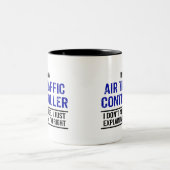 航空交通管制官ユーモア ツートーンマグカップ (中央)
