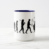 航空交通管制官空港仕事タワー制御 ツートーンマグカップ (中央)