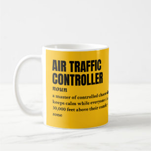 航空交通管制官 – コーおもしろいヒー コーヒーマグカップ