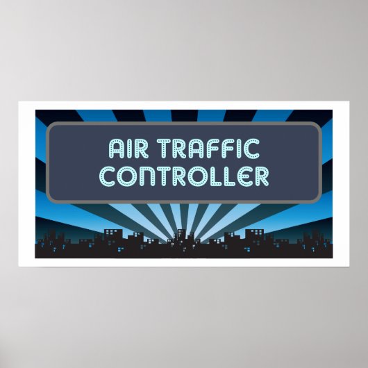 航空交通管制機マーキー ポスター (正面)