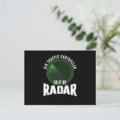 航空交通管制機レーダーヴィンテージ ポストカード (スタンド正面)