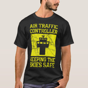 航空交通管制機遊用ラジオ競馬 Tシャツ