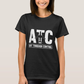 航空交通管制装ATC飛行制御装置 Tシャツ