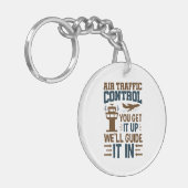 航空交通管制It Up We Guide It キーホルダー (正面左)