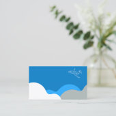 航空企業のカスタマイズ 名刺 (スタンド正面)