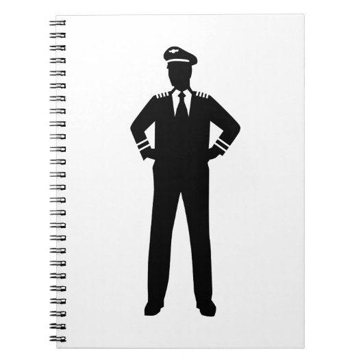 航空会社のパイロット ノートブック (正面)