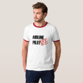 航空会社のパイロット Tシャツ (正面フル)
