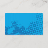 航空会社の休暇旅行抽象芸術の明暗中間部 名刺 (裏面)