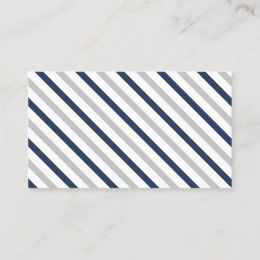 航空会社の旅行おむつラッフルチケットベビーシャワー エンクロージャーカード (裏面)