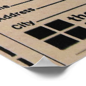 航空会社スチュワーデスレトロ飛行付き添い人 ポスター (角)