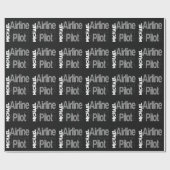 航空会社パイロット超常者 ラッピングペーパー (フラット)